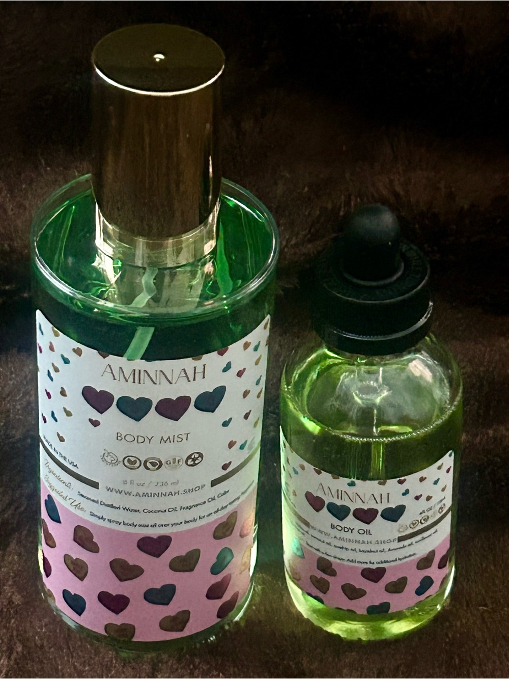 Aminnah XOXO Body Mist & Oil Bundle
